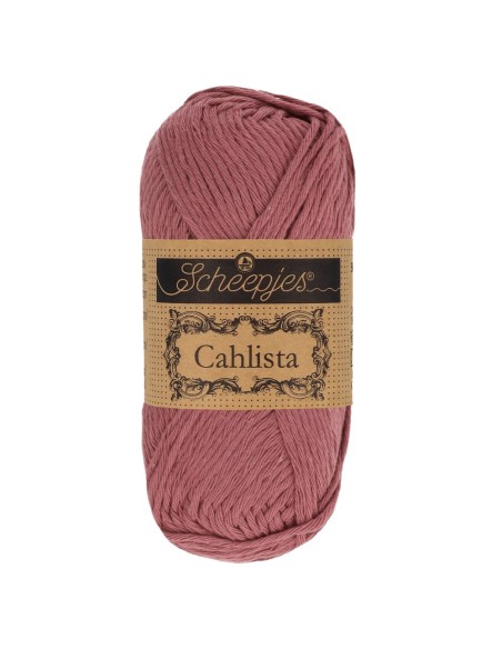 Scheepjes Cahlista Nr. 396 Rose Wine - nėrimo-mezgimo siūlai
