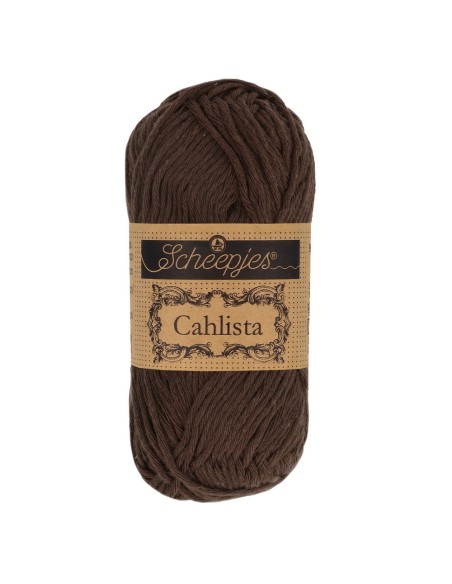 Scheepjes Cahlista Nr. 162 Black Coffee - nėrimo-mezgimo siūlai