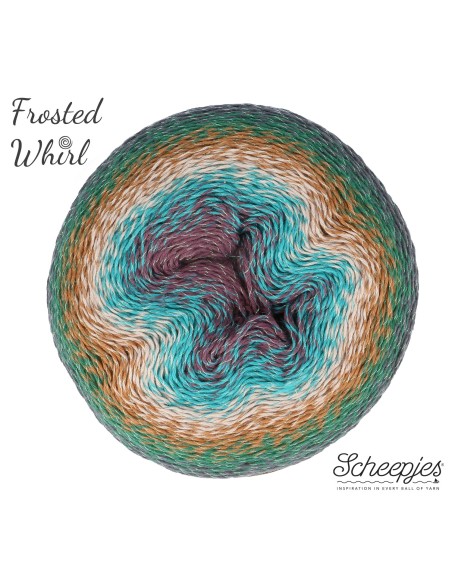 Scheepjes Frosted Whirl Nr. 323 Sunny Sundae Sauce - nėrimo-mezgimo siūlai