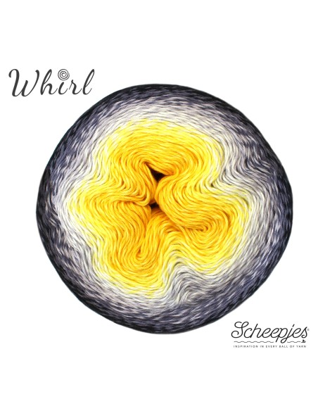 Scheepjes Whirl Nr. 787 Dandelion Munchies - Aurora Collection- nėrimo-mezgimo siūlai