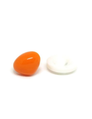 Oranžinės saugios plastikinės trikampės nosytės žaislams su itin saugiu užsegimu