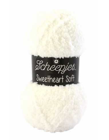 Scheepjes Sweetheart Soft Nr. 01 - nėrimo - mezgimo siūlai