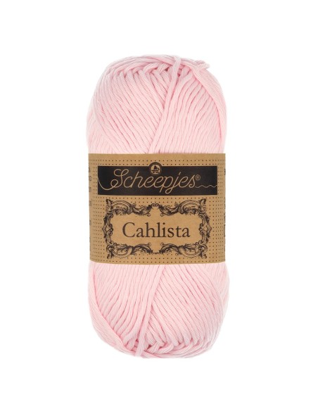 Scheepjes Cahlista Nr. 238 Powder Pink - nėrimo-mezgimo siūlai