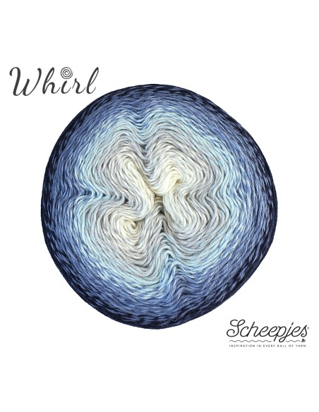 Scheepjes Whirl Nr. 755 Blueberry Bambam  -  nėrimo-mezgimo siūlai