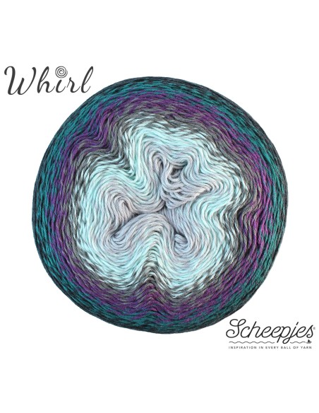 Scheepjes Whirl Nr.  773 Blackcurrant Squeeze Me  -  nėrimo-mezgimo siūlai