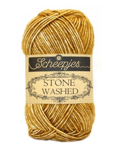 Scheepjes Stone Washed Nr. 809 Yellow Jasper - nėrimo - mezgimo siūlai