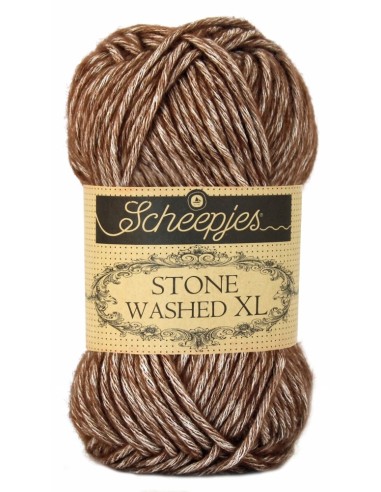 Scheepjes Stone Washed XL Nr. 862 Brown Agate - nėrimo - mezgimo siūlai
