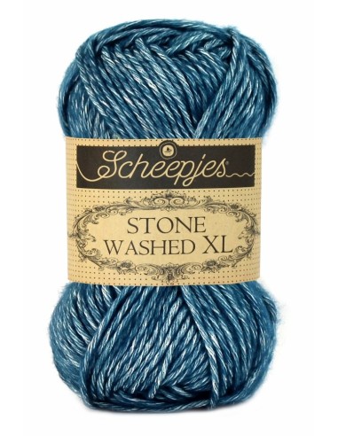 Scheepjes Stone Washed XL Nr. 845 Blue Apatite - nėrimo - mezgimo siūlai