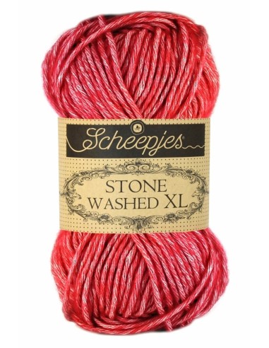 Scheepjes Stone Washed XL Nr. 847 Red Jasper - nėrimo - mezgimo siūlai