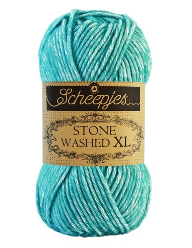 Scheepjes Stone Washed XL Nr. 864 Turquoise - nėrimo - mezgimo siūlai