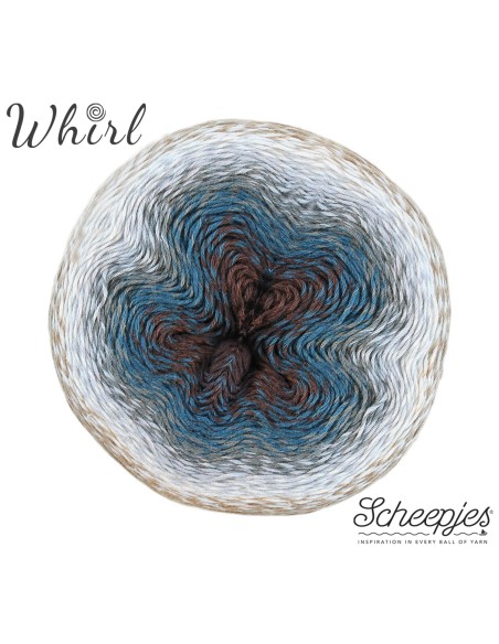 Scheepjes Whirl Nr. 766 Mid Morning Mocha'roo - nėrimo-mezgimo siūlai