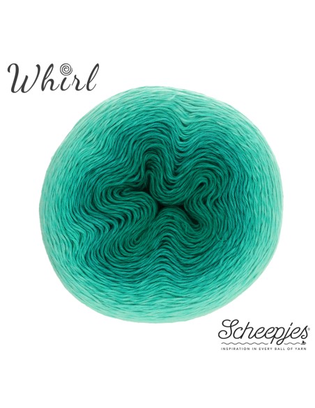 Scheepjes Whirl Ombre Nr. 560 Jade JimJam - nėrimo-mezgimo siūlai