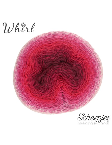 Scheepjes Whirl Ombre Nr. 555 Forbidden Fushsia - nėrimo-mezgimo siūlai