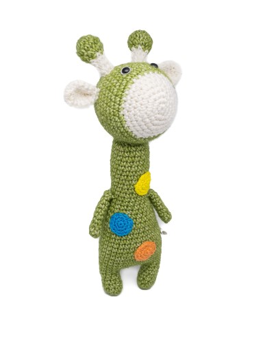 Crochet hand made toy Giraffe- the Rattle