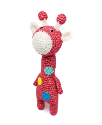 Crochet hand made toy Giraffe- the Rattle 2