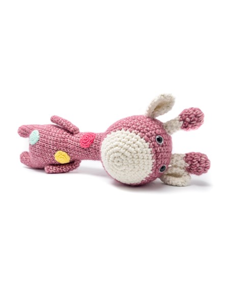 Crochet hand made toy Giraffe- the Rattle