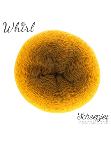 Scheepjes Whirl Ombre Nr. 564 Golden Glowworm - nėrimo-mezgimo siūlai