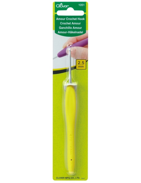2.5 mm - Clover Amour nėrimo vąšelis