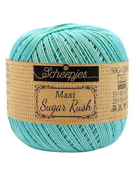 Scheepjes Maxi Sugar Rush Nr. 253 Tropic  - medvilniniai nėrimo - mezgimo siūlai