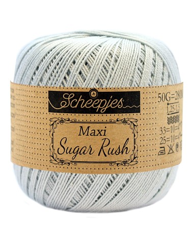 Scheepjes Maxi Sugar Rush Nr. 509 Baby Blue - medvilniniai nėrimo - mezgimo siūlai