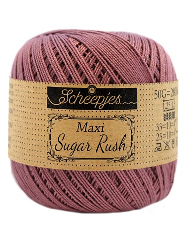 Scheepjes Maxi Sugar Rush Nr. 240 Amethyst - medvilniniai nėrimo - mezgimo siūlai