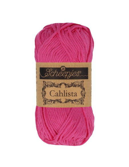 Scheepjes Cahlista Nr. 114 Shocking Pink - nėrimo-mezgimo siūlai