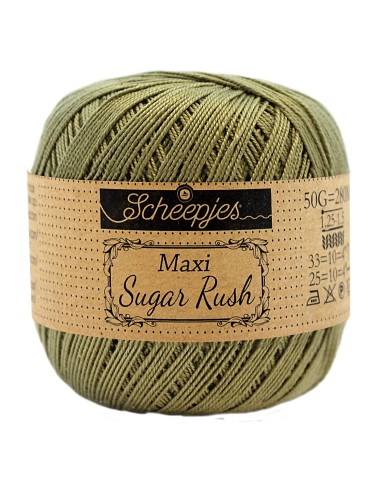 Scheepjes Maxi Sugar Rush Nr. 395 Willow - medvilniniai nėrimo - mezgimo siūlai