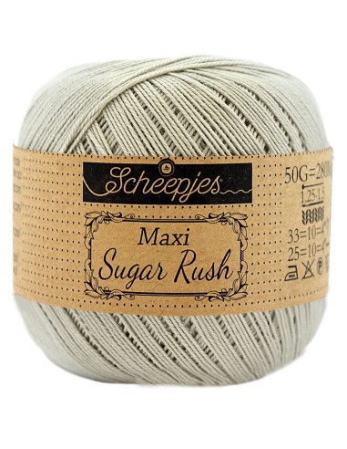 Scheepjes Maxi Sugar Rush Nr. 248 Champagne - medvilniniai nėrimo - mezgimo siūlai