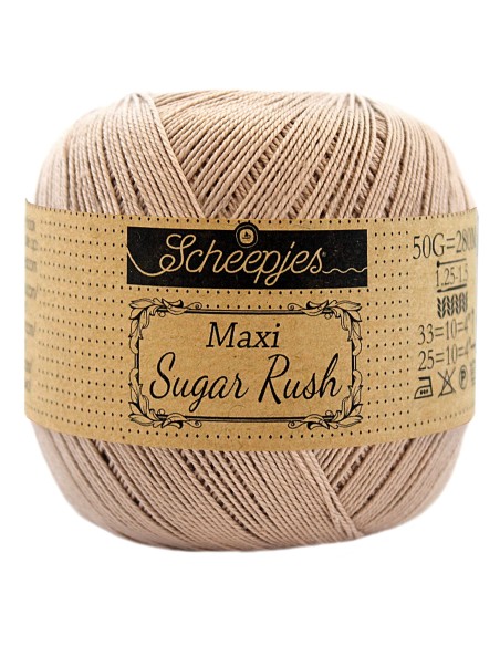 Scheepjes Maxi Sugar Rush Nr. 257 Antique Mauve - medvilniniai nėrimo - mezgimo siūlai