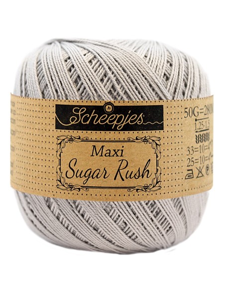 Scheepjes Maxi Sugar Rush Nr. 074 Mercury - medvilniniai nėrimo - mezgimo siūlai