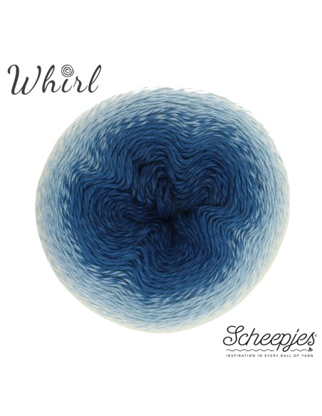 Scheepjes Whirl Ombre Nr. 553 Indigo Plane - nėrimo-mezgimo siūlai