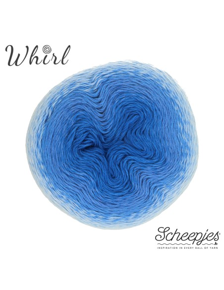 Scheepjes Whirl Ombre Nr. 556 Mediterranean MooHa - nėrimo-mezgimo siūlai