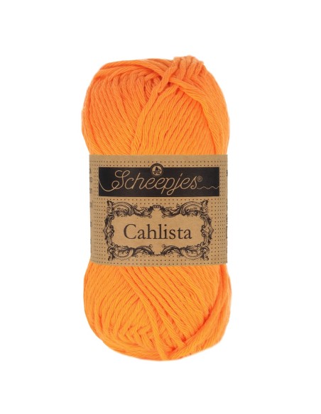 Scheepjes Cahlista Nr. 281 Tangerine - nėrimo-mezgimo siūlai