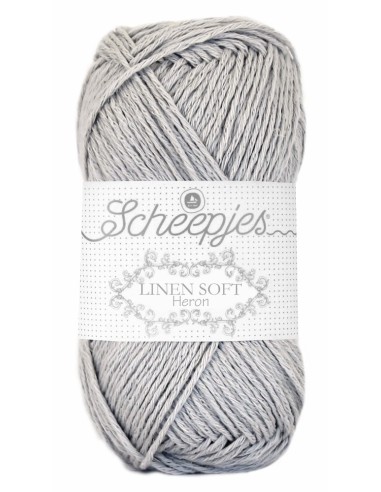 Scheepjes Linen Soft Nr. 618 - lininiai nėrimo - mezgimo siūlai
