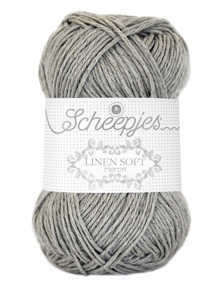 Scheepjes Linen Soft Nr. 619- lininiai nėrimo - mezgimo siūlai