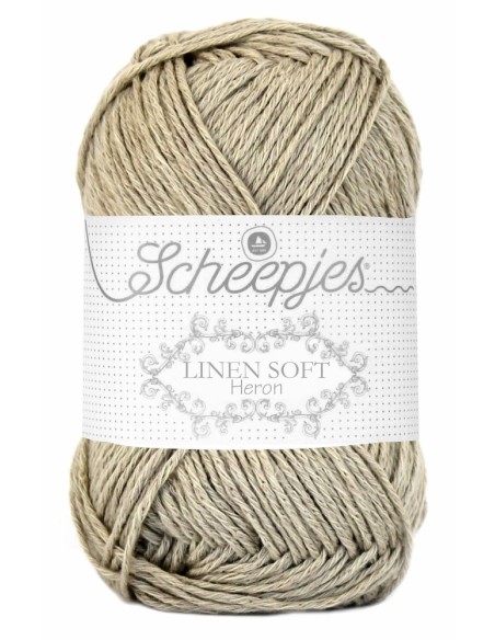 Scheepjes Linen Soft Nr. 620 - lininiai nėrimo - mezgimo siūlai