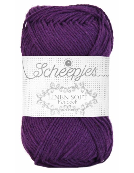 Scheepjes Linen Soft Nr. 602 - lininiai nėrimo - mezgimo siūlai