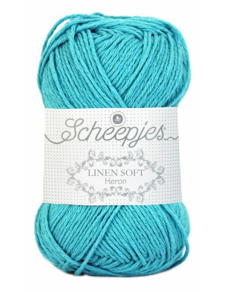 Scheepjes Linen Soft Nr. 614 - lininiai nėrimo - mezgimo siūlai