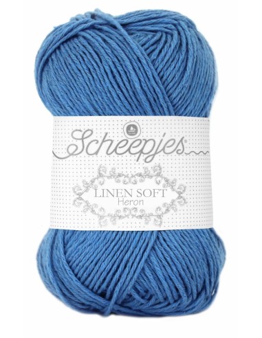 Scheepjes Linen Soft Nr. 615 - lininiai nėrimo - mezgimo siūlai