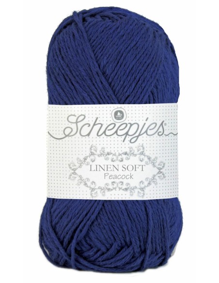 Scheepjes Linen Soft Nr. 611 - lininiai nėrimo - mezgimo siūlai