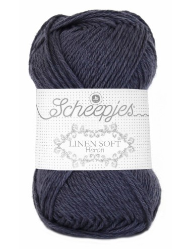 Scheepjes Linen Soft Nr. 617 - lininiai nėrimo - mezgimo siūlai
