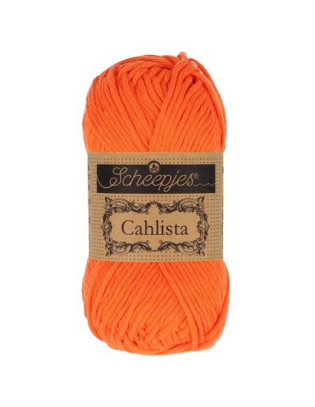 Scheepjes Cahlista Nr. 189 Royal Orange - nėrimo-mezgimo siūlai