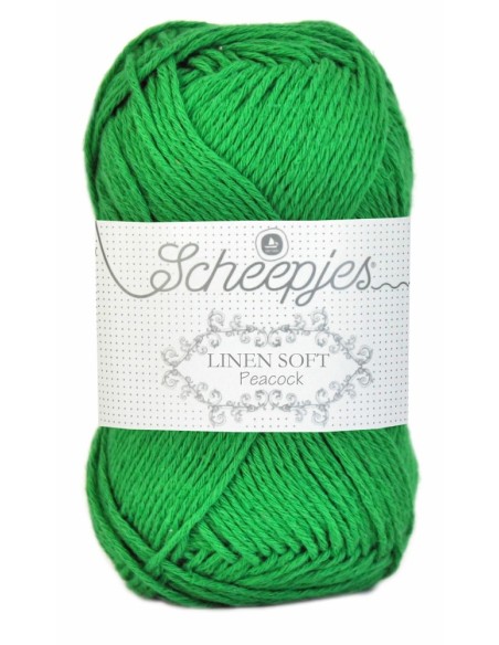Scheepjes Linen Soft Nr. 606 - lininiai nėrimo - mezgimo siūlai