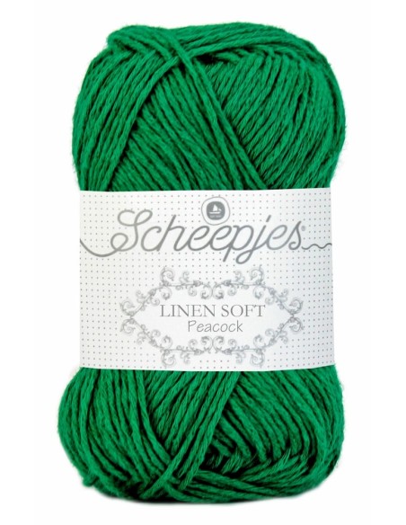 Scheepjes Linen Soft Nr. 605 - lininiai nėrimo - mezgimo siūlai