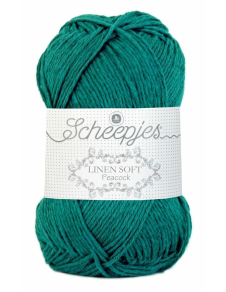 Scheepjes Linen Soft Nr. 608 - lininiai nėrimo - mezgimo siūlai