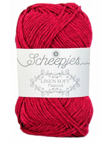 Scheepjes Linen Soft Nr. 604 - lininiai nėrimo - mezgimo siūlai