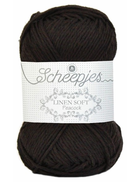 Scheepjes Linen Soft Nr. 601 - lininiai nėrimo - mezgimo siūlai