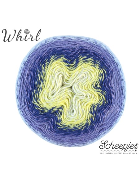 Scheepjes Whirl Nr. 772 Banana Cream Hi  -  nėrimo-mezgimo siūlai