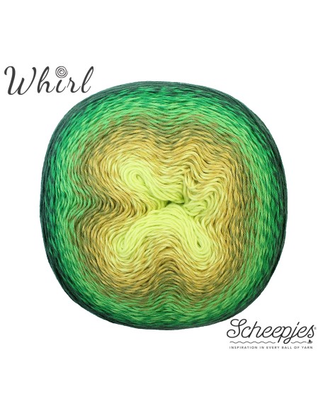 Scheepjes Whirl Nr. 780 Key Lime Pi - nėrimo-mezgimo siūlai