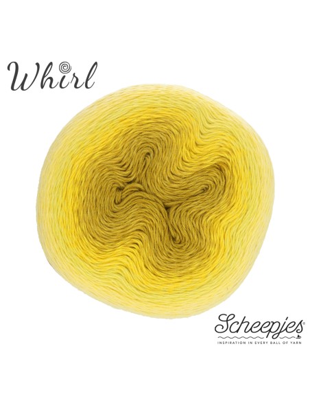 Scheepjes Whirl Ombre Nr. 551 Daffodil Dolally - nėrimo-mezgimo siūlai